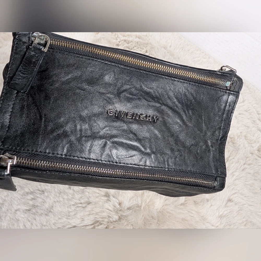 Givenchy pandora distressed leather small Bag